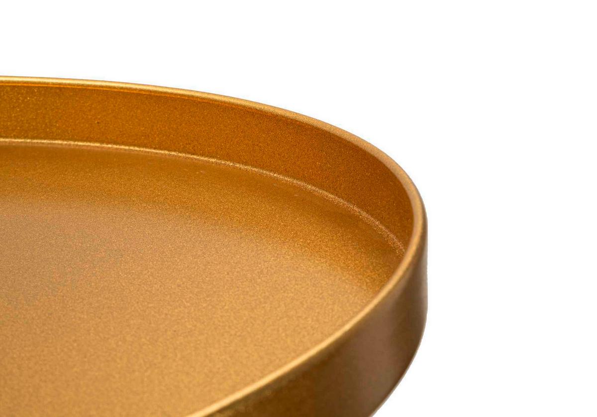 Couchtisch Doha Goldfarben B: 51 Cm - Goldfarben, Basics, Metall (51/100/51cm)