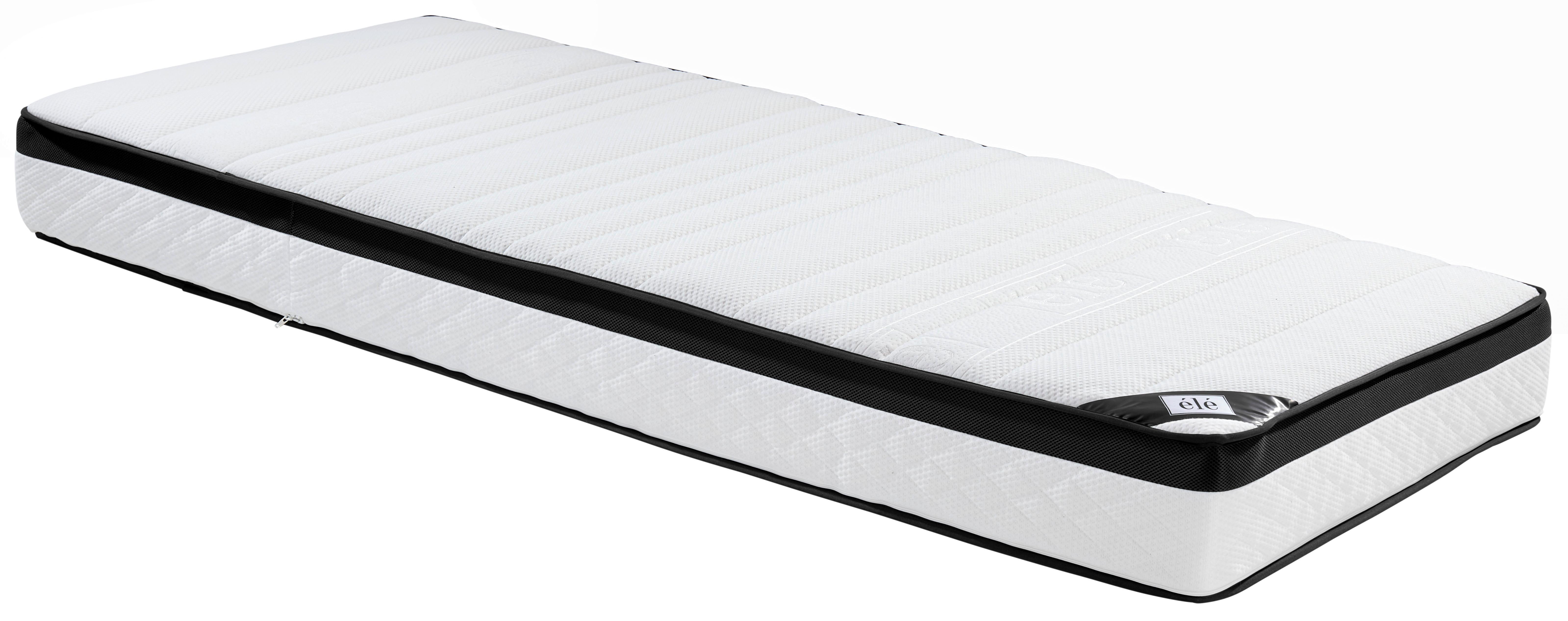 Komfortschaummatratze Yogamour 160x200 cm H3 H: 23 cm - Weiß, Textil (160/200cm) - Ele