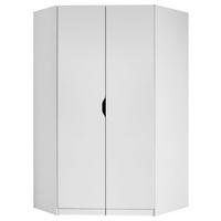 Eckschrank Grifflos 117cm Freising, Weiß - Weiß, MODERN, Holzwerkstoff (117/197/104cm) - Rauch Möbel