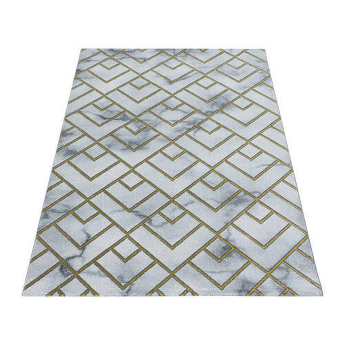Teppich Läufer Goldfarben Naxos 80x250 cm - Goldfarben, Design, Textil (80/250cm)