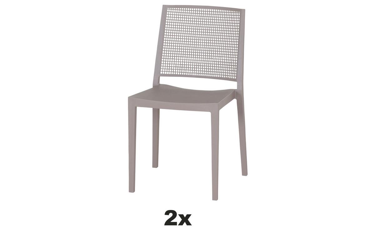 Stapelstuhl T20089 - Taupe, Basics, Kunststoff (46/80/56cm) - Siena Garden