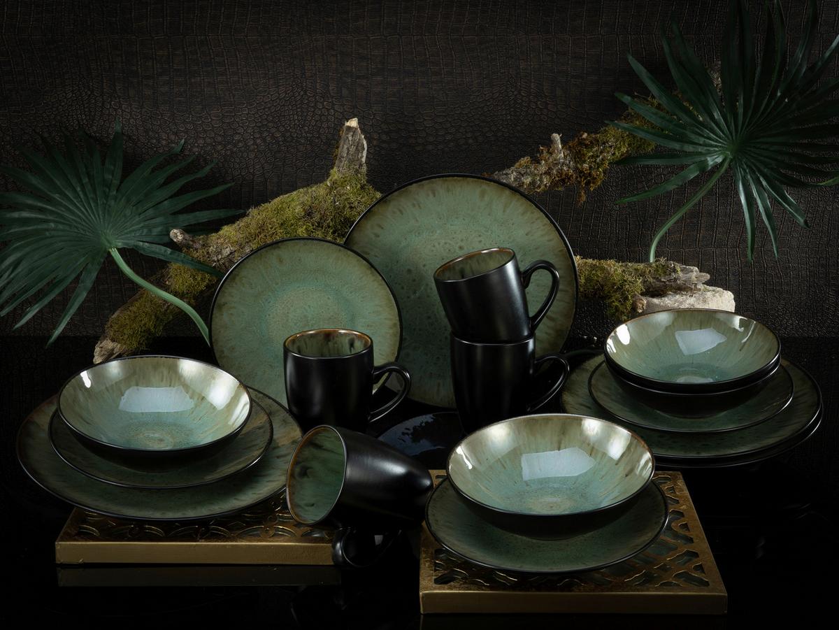 Kombiservice Jawa Keramik 4 Personen Geschirr Set - Multicolor, Trend, Keramik - Creatable