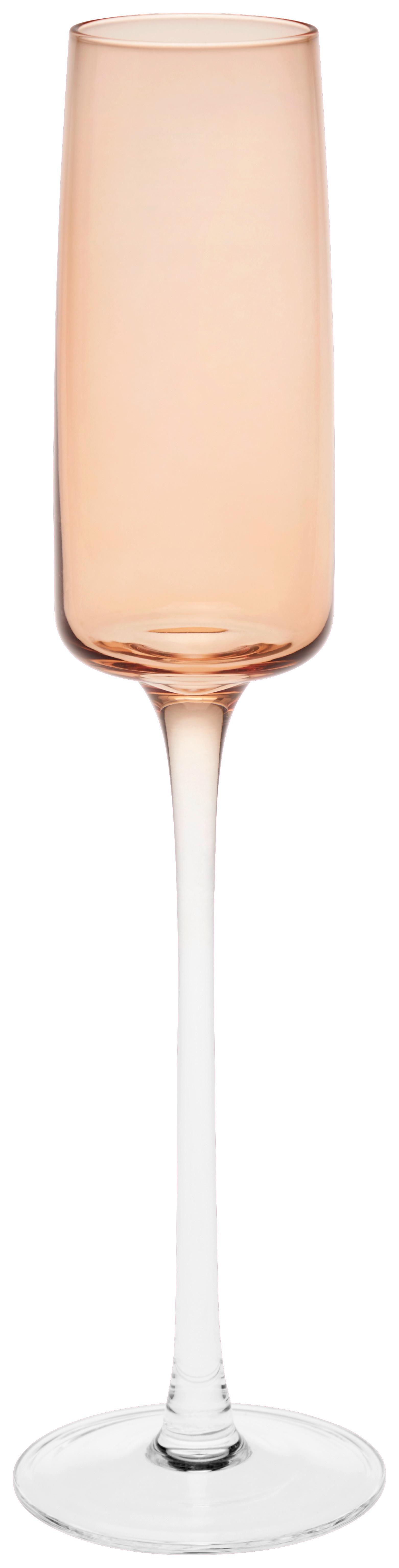 Champagnerglas Atlanta - Klar/Kupferfarben, MODERN, Glas (7/28cm) - James Wood