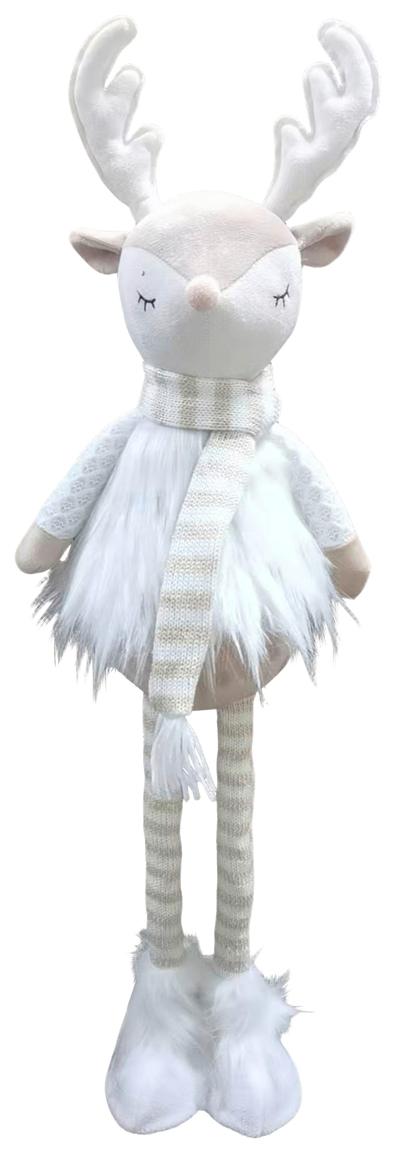 škriatok MILLY - biela/krémová, Konventionell, kov/textil (20/38-57/15cm) - Mömax