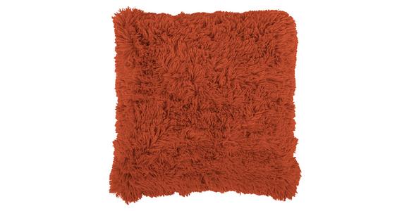 Zierkissen Carina 45x45 cm Polyester Terracotta - Terracotta, MODERN, Textil (45/45cm) - Luca Bessoni