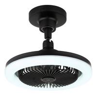 Deckenventilator Memory-Funktion - Schwarz/Weiß, Design, Kunststoff (25,8/21,7cm) - Globo