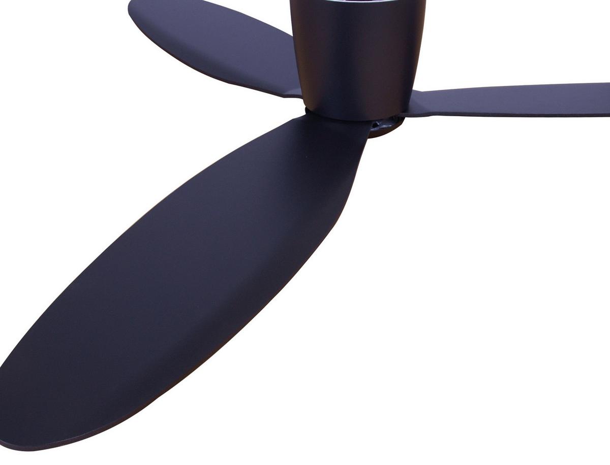 Deckenventilator Airfusion Radar Schwarz 3-Flügel - Schwarz, Basics, Holzwerkstoff/Kunststoff (132/19cm) - P & B