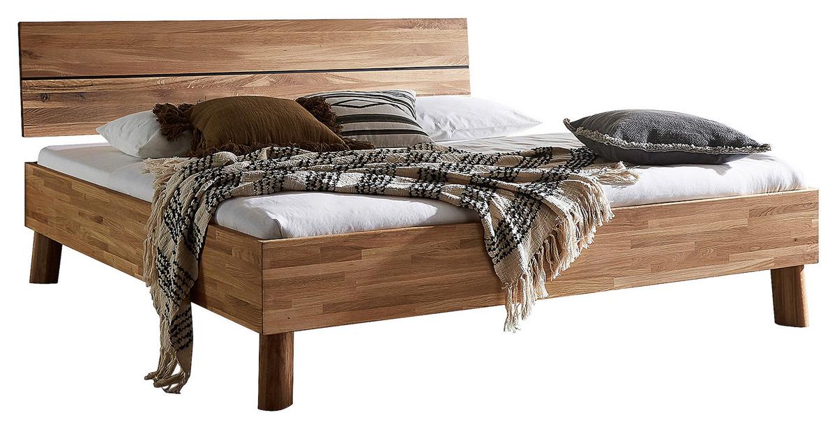 Bett Como Naturfarben 160x200cm - Naturfarben, MODERN, Holz (160/200cm) - MID.YOU