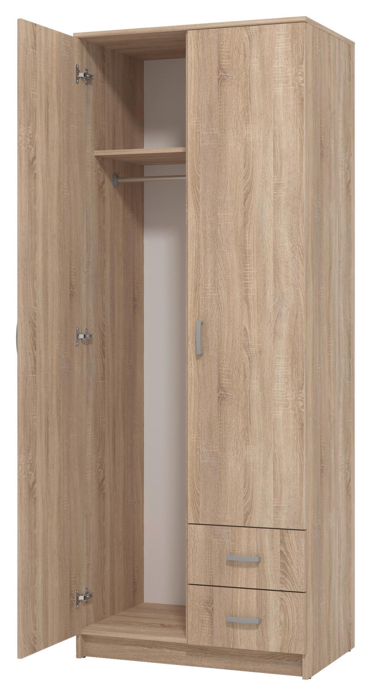 Nyílóajtós Szekrény Hana 80/205 Cm *top Ár* - Basics (80/205/52cm) - Best Price