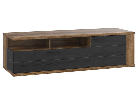 Tv Diel Lacjum - farby dubu, Moderný, kov/kompozitné drevo (161,5/46,7/52,3cm) Tv Diel Lacjum - farby dubu, Moderný, kov/kompozitné drevo (161,5/46,7/52,3cm)