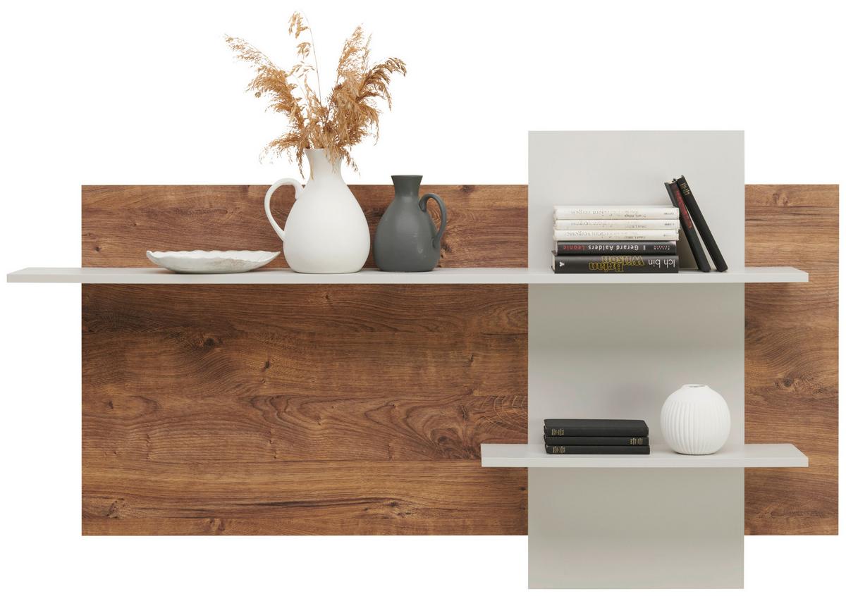 Wandboard Arian B: 150 cm Eiche Dekor/Hellgrau - Eichefarben/Hellgrau, MODERN, Holzwerkstoff (150/85,3/19,6cm)