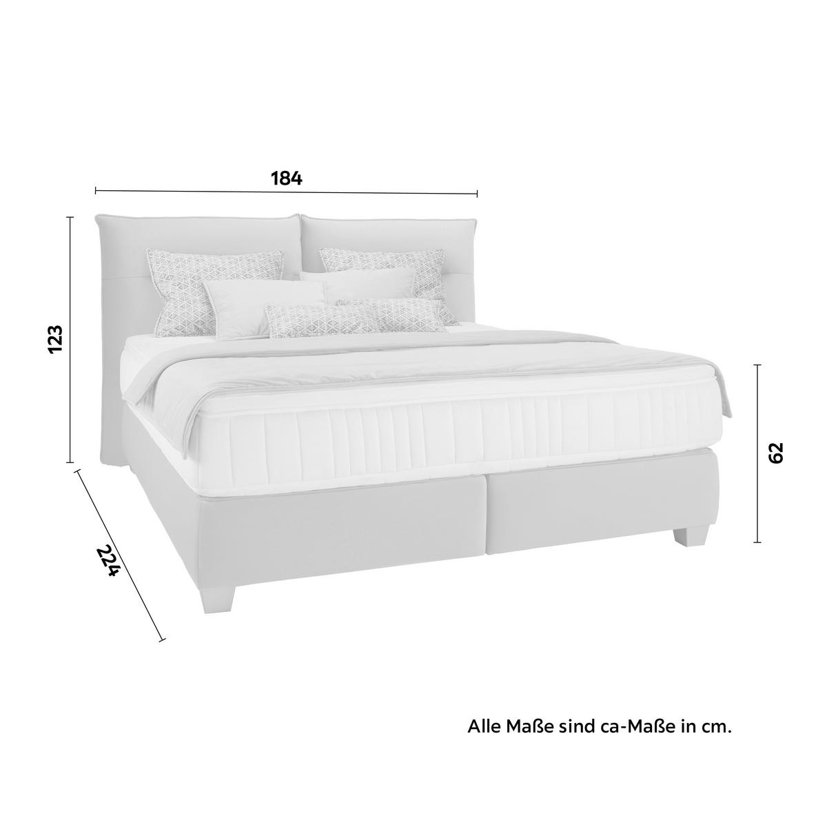 Posteľ boxspring Fog 180x200cm,orgovánová - orgovánová/strieborná, Lifestyle, drevo/kompozitné drevo (180/200cm)