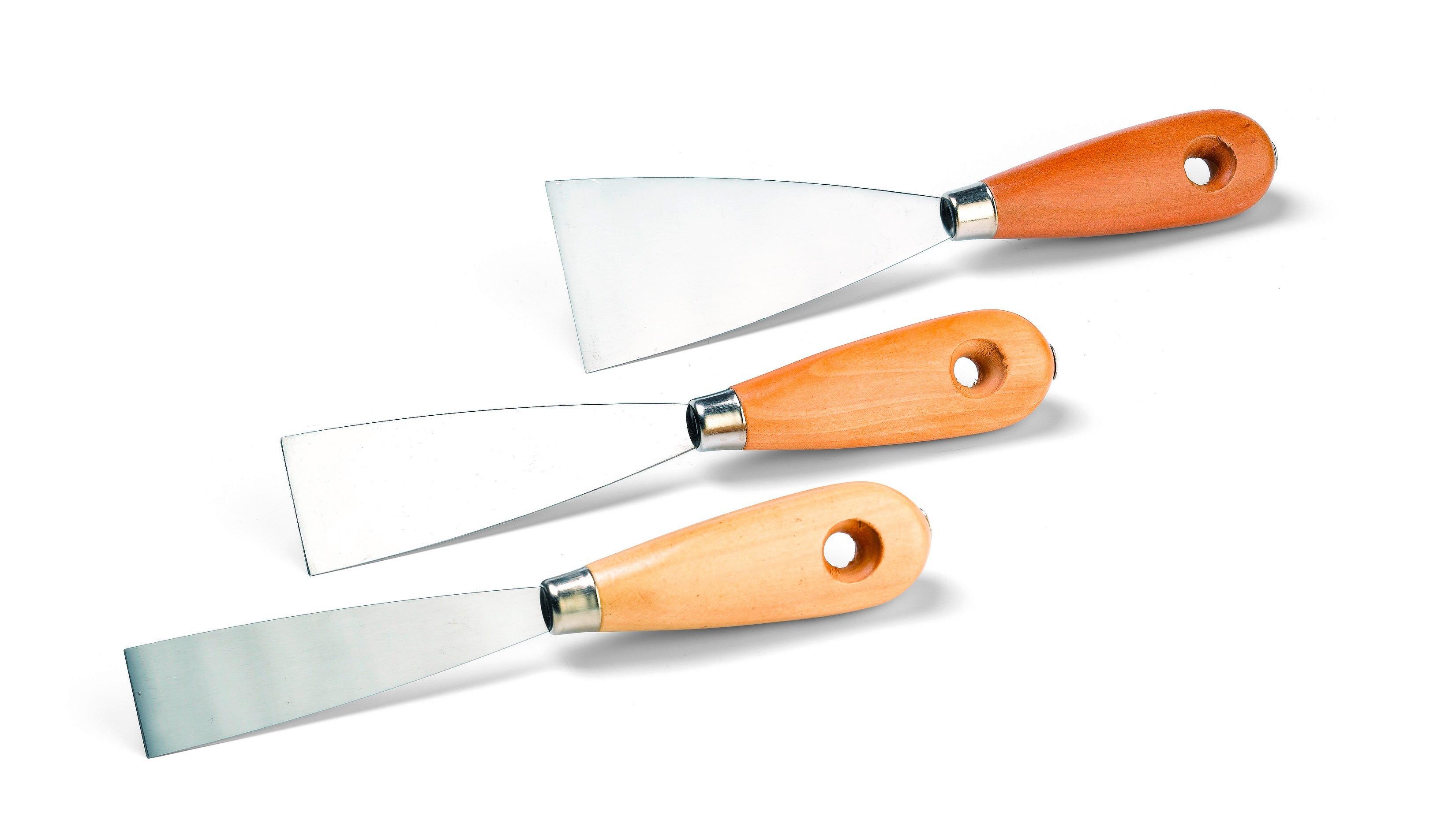 Spatula 3 Db-Os Spatula Készlet - barna, Basics, fa/fém (20cm)