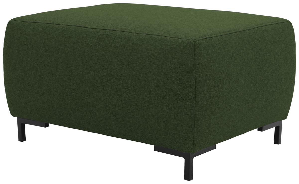 Hocker Looks Vi - Schwarz/Grün, Design, Textil (88/44/68cm) - LOOKS by W.Joop