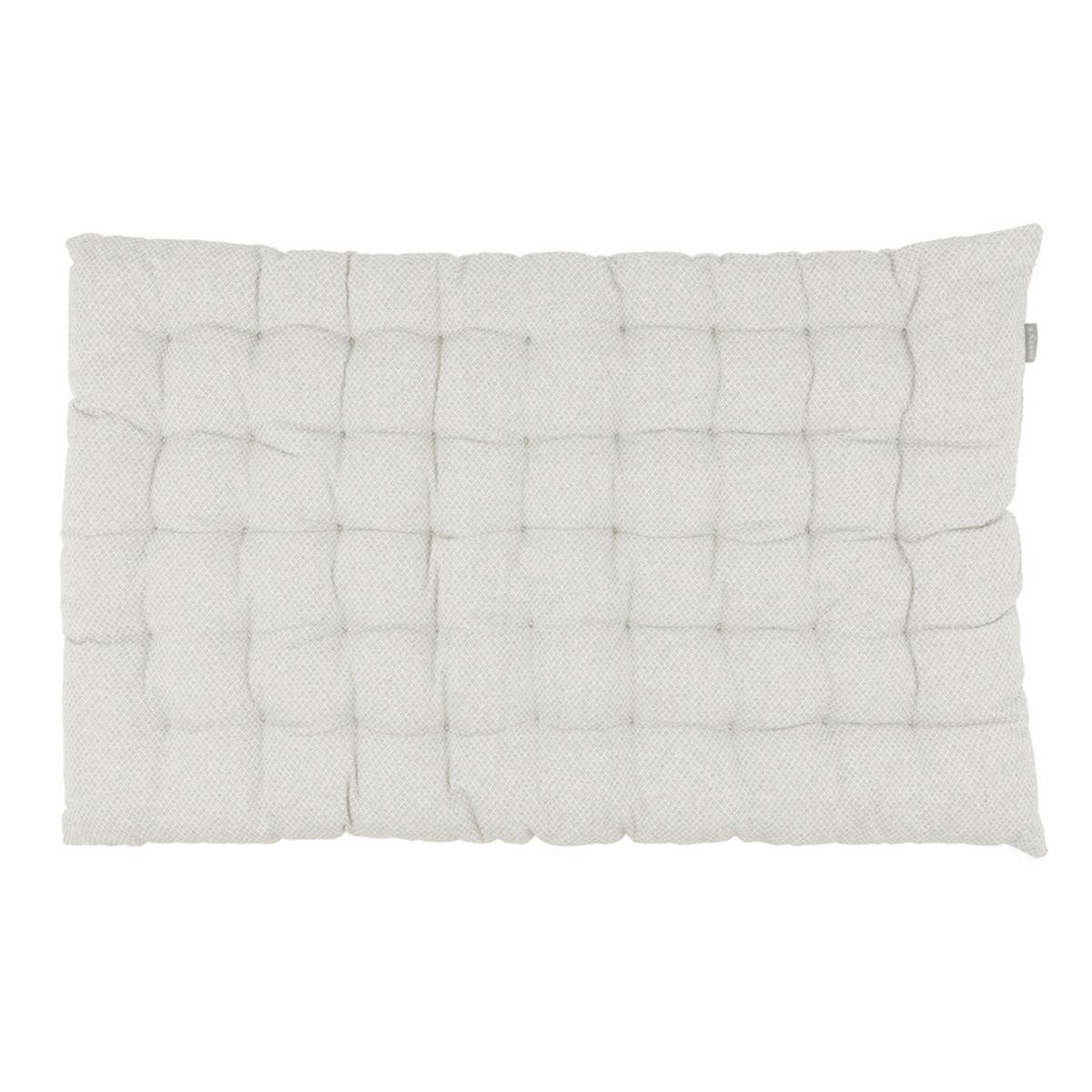 HRUBÝ SEDÁK DOBBY - svetlosivá, textil (60/100/7cm) - Mömax