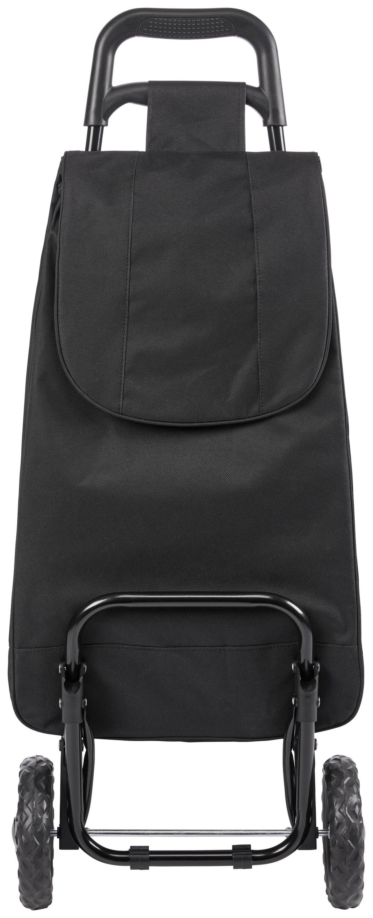 Einkaufstrolley Pengyou - Silberfarben/Schwarz, KONVENTIONELL, Kunststoff/Textil (92/35/28cm) - Luca Bessoni