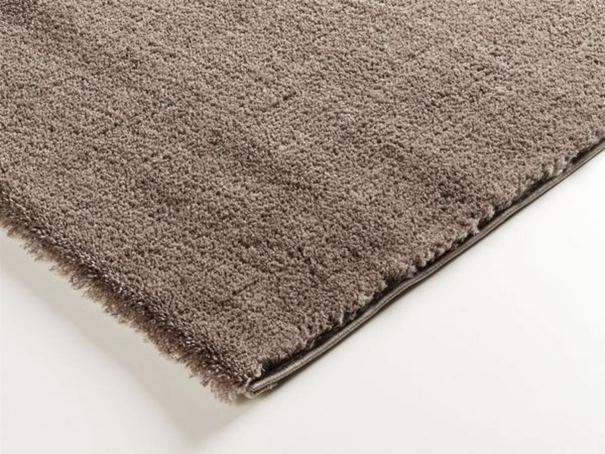 Hochflorteppich Royal Shaggy Hellbraun 65x130 cm - Hellbraun, Basics, Textil (65/130cm) - Novel