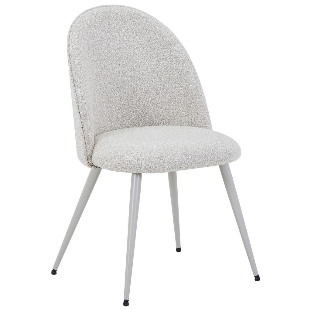 Vierfußstuhl Wando Textil Beige Gepolstert