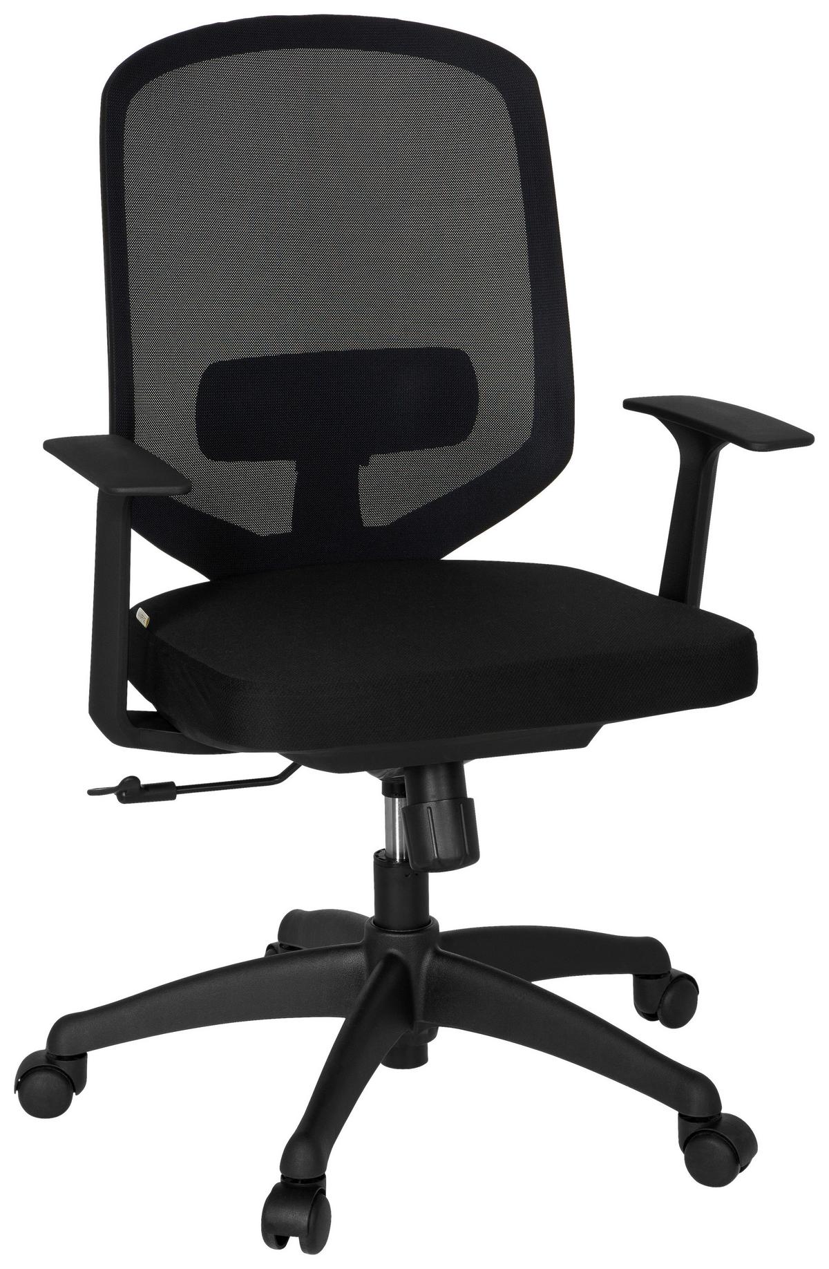 Drehstuhl Delight Schwarz - Schwarz, MODERN, Kunststoff/Textil (56/105/44cm) - MID.YOU