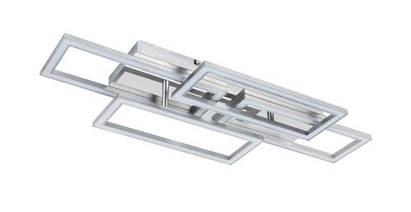 LED-Deckenleuchte Niya - Chromfarben/Silberfarben, MODERN, Kunststoff/Metall (72/28,4/8cm) - Luca Bessoni