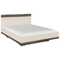 Bett Sajo-extra Champagner/ Atlantik Oak 160x200 Cm - Trend, Holzwerkstoff (160/200cm)