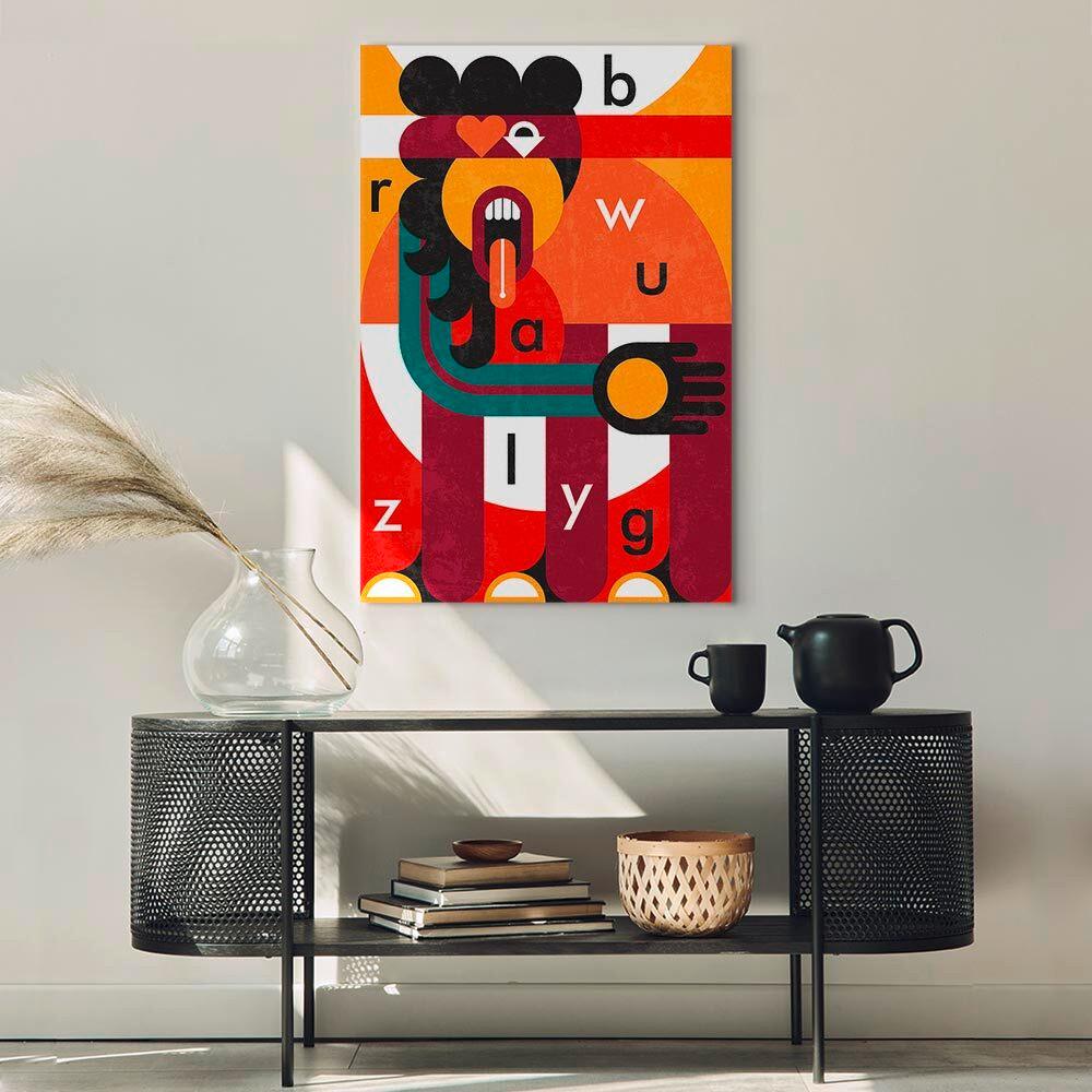 Leinwandbild Art Of Design Multicolor B: 60 Cm - Multicolor, Basics, Holzwerkstoff/Textil (60/90/1,2cm) - artgeist