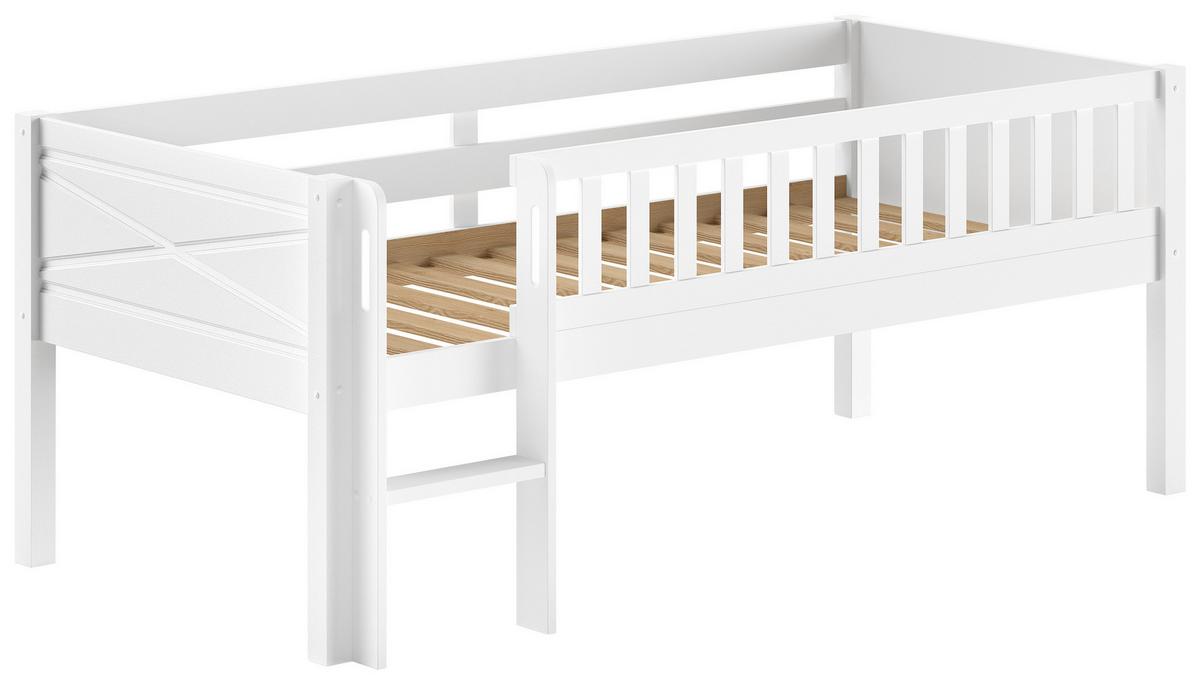SPIELBETT Scott Weiß 90x200cm - Weiß, MODERN, Holz/Holzwerkstoff (90/200cm) - Vipack