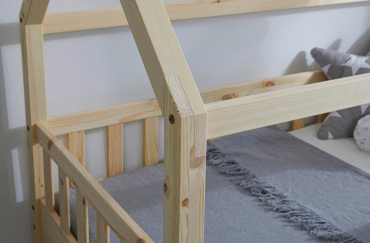 Hausbett Kay - Naturfarben, MODERN, Holz (80/160cm) - MID.YOU
