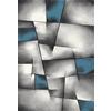 Webteppich Brilliance - Türkis, KONVENTIONELL, Textil (80/150cm)