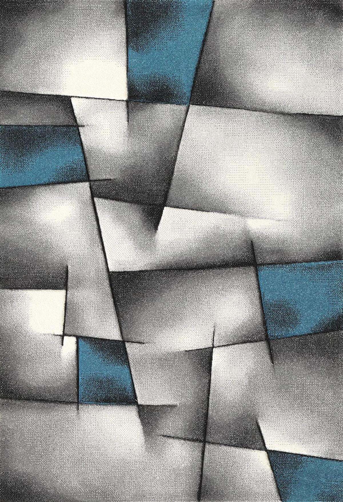 Läufer Brilliance - Türkis, KONVENTIONELL, Textil (80/300cm)
