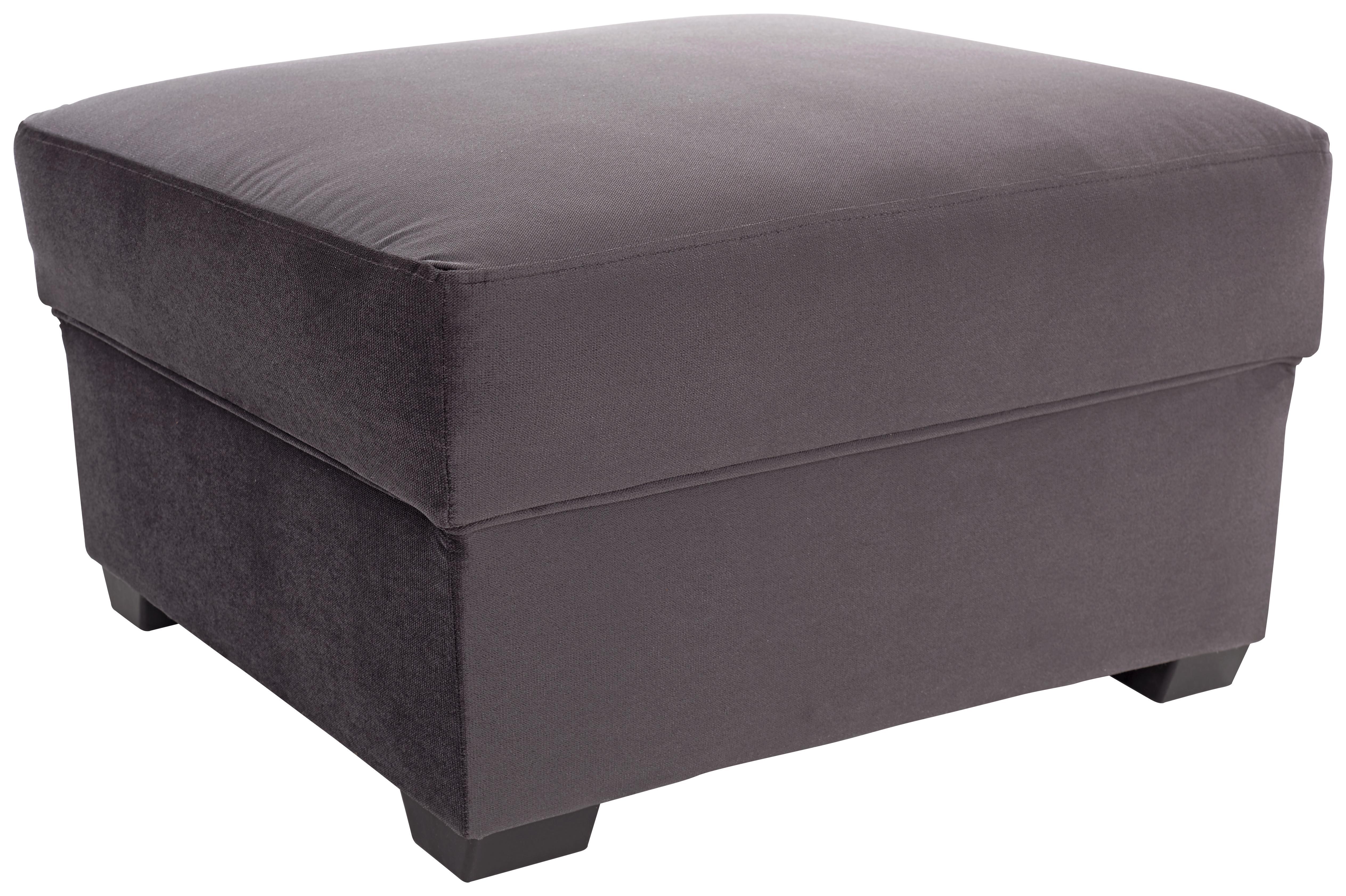 Taburet Montreal - biela/tmavosivá, Konvenčný, kompozitné drevo/textil (60/43/80cm) - Ombra