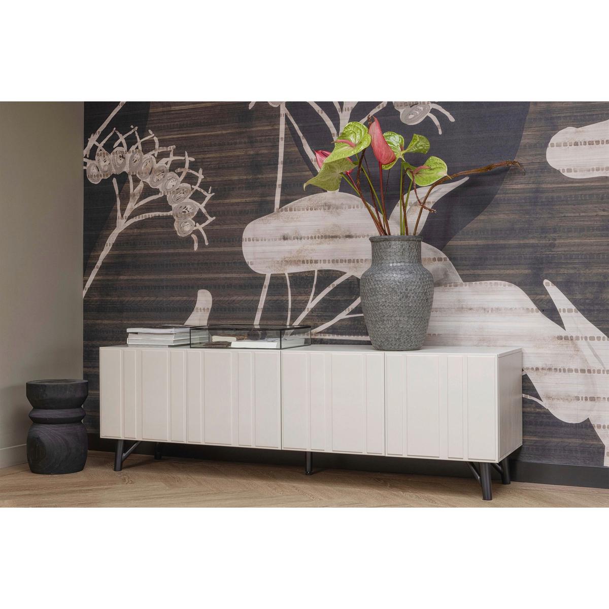 Beistelltisch Bikkel Schwarz B: 28 cm - Schwarz, Design, Holz (28/28/40cm) - Livetastic