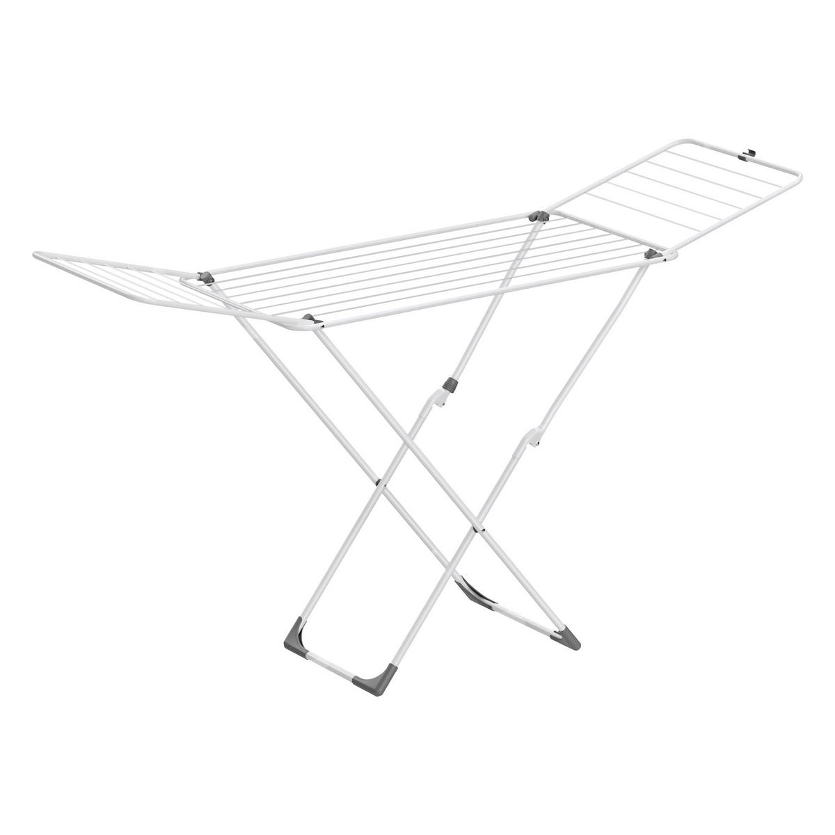 Wäschetrockner Weiß/Wolkenweiß - Weiß, Basics, Kunststoff/Metall (182/103/50cm)