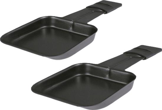 Raclettepfännchen 2 Stück - Schwarz, MODERN, Kunststoff (8,2/10cm)