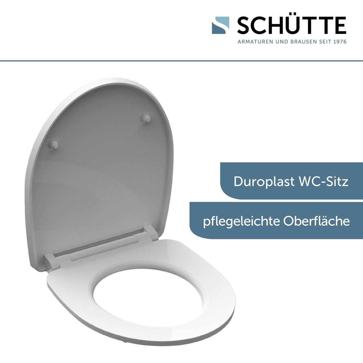 Wc-sitz Multicolor Mit Absenkautomatik B: 45 Cm - Multicolor, Design, Kunststoff (45/6/37,4cm) - Schütte