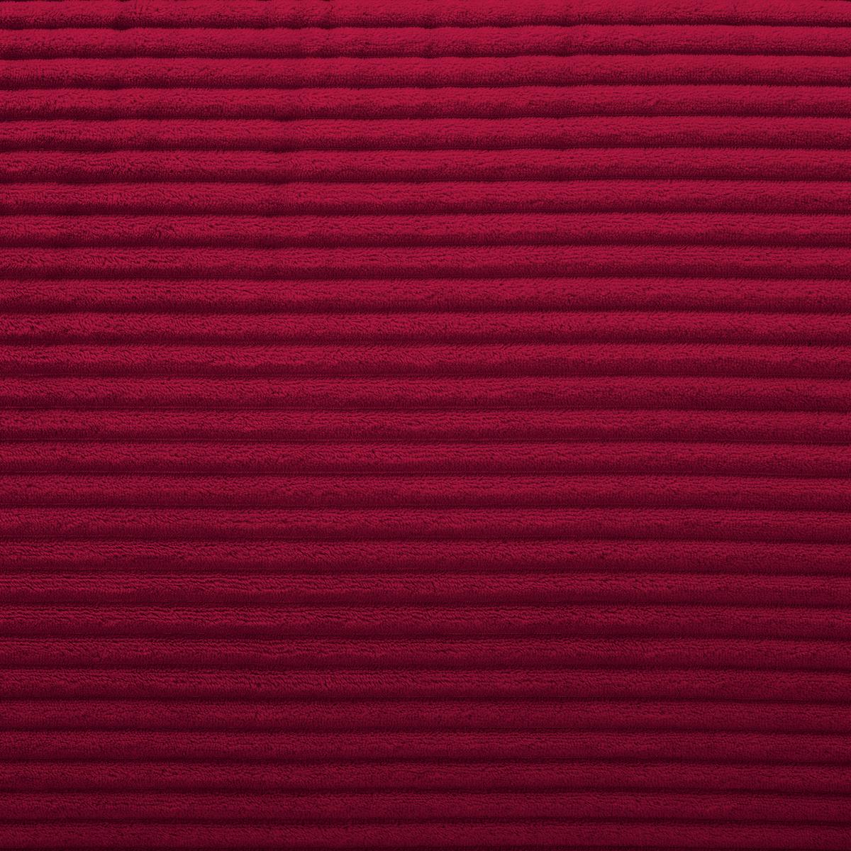 Ecksofa Pearl - Rot/Schwarz, Design, Textil (196/303cm) - Livetastic