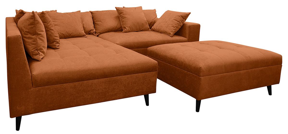 Pruno, Grau S: Rostfarben S: 174x247 Cm - Rostfarben/Schwarz, Design, Textil (174/247cm) - MID.YOU