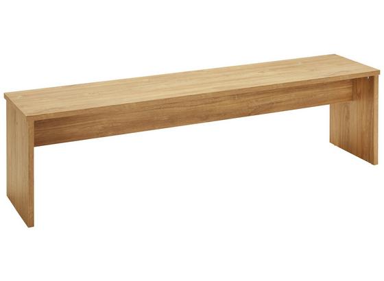 Sedacia Lavica Leonardo - farby dubu, Moderný, kompozitné drevo (160/45/37cm) - Modern Living Sedacia Lavica Leonardo - farby dubu, Moderný, kompozitné drevo (160/45/37cm) - Modern Living