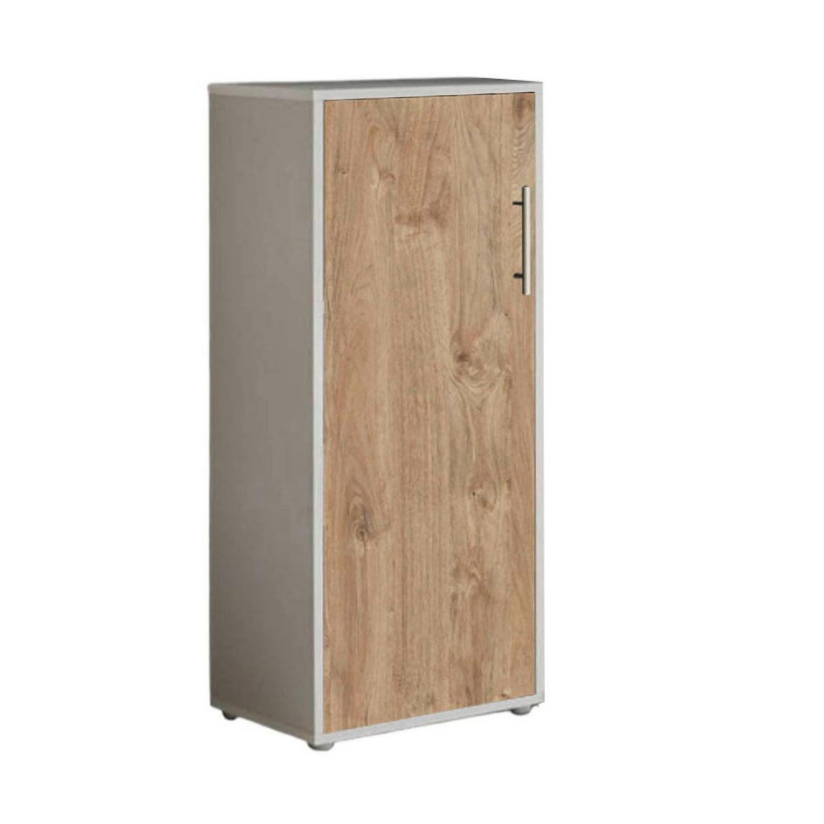 Aktenschrank Office Edition Grau/eiche Dekor B: 172,6cm - Eichefarben/Grau, MODERN, Holzwerkstoff (172,6/113,6/33cm) - MID.YOU