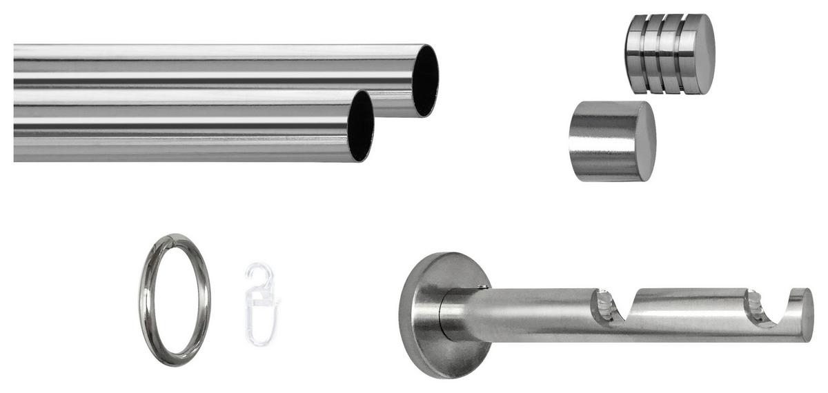kaufen 2-läufige Vorhangstange kürzbar aus Metall