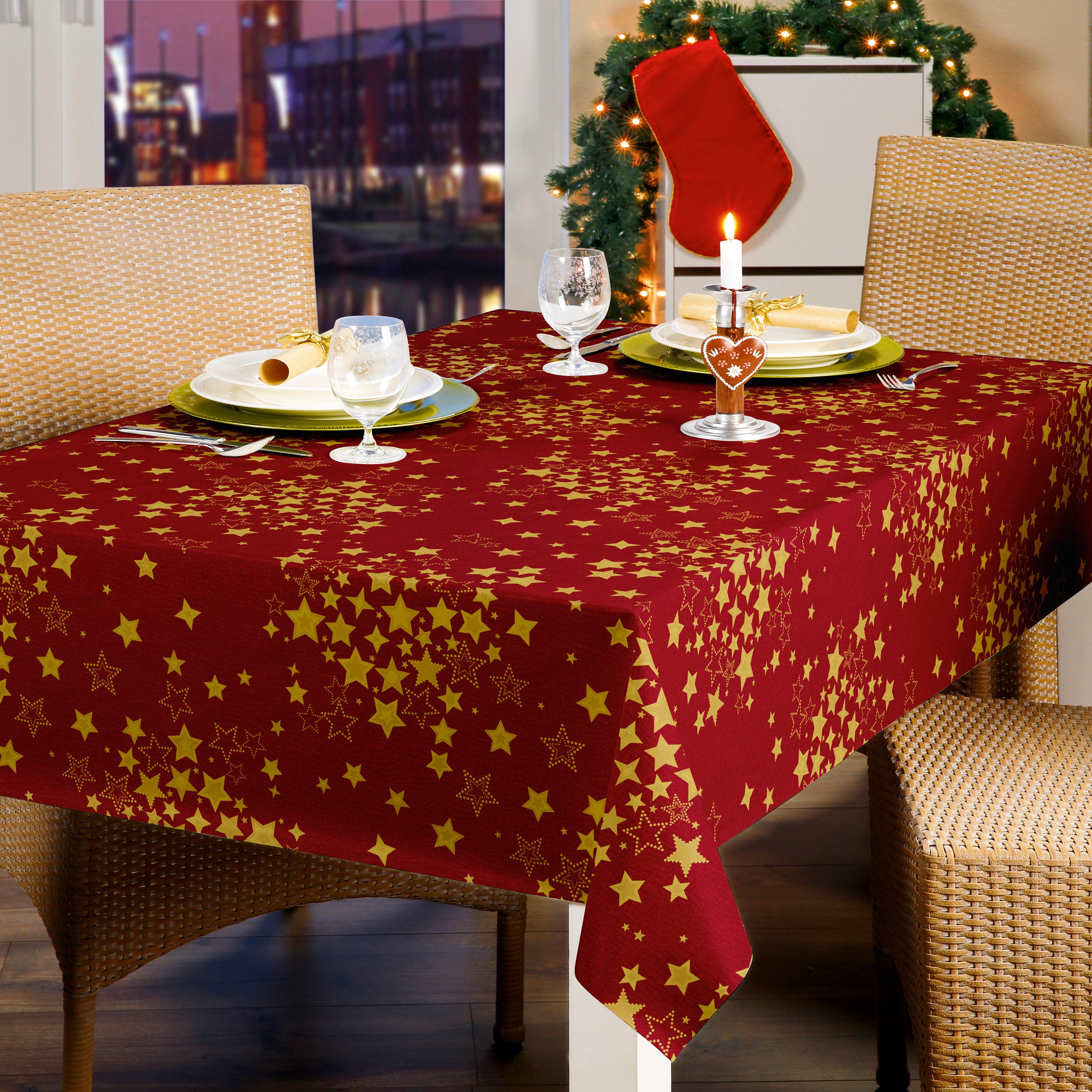 Tischdecke Letizia BxL: 140x200 cm - Multicolor, ROMANTIK / LANDHAUS, Textil (140/200cm) - James Wood