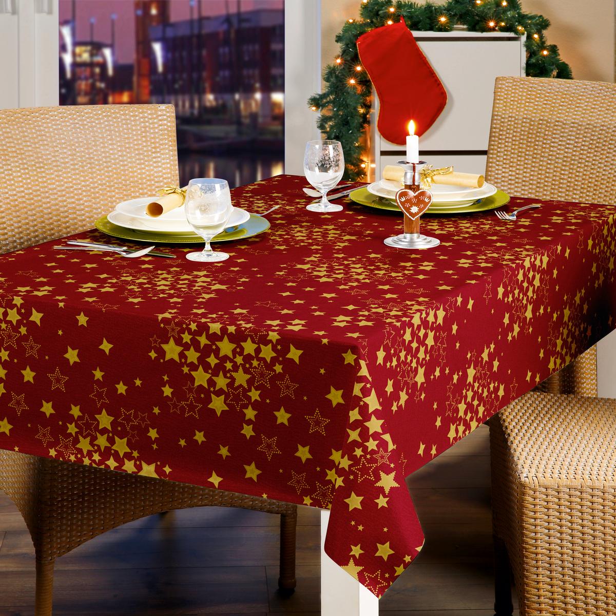 TISCHDECKE LETIZIA - Multicolor, ROMANTIK / LANDHAUS, Textil (130/160cm) - James Wood