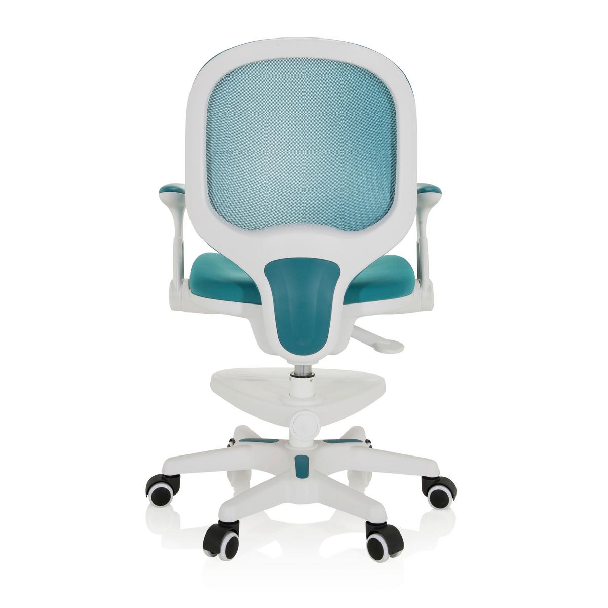 Jugenddrehstuhl Kid Ergo Blau/weiß Bis 80 Kg - Blau/Weiß, MODERN, Kunststoff/Textil (56/89/52cm) - MID.YOU