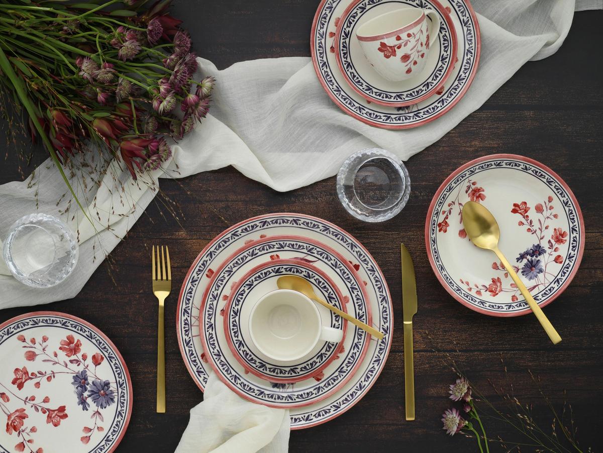 Kombiservice Cottage Multicolor 30--Teilig - Multicolor, Basics, Keramik - Creatable