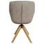 Drehstuhl Belluno Greige - Greige/Eichefarben, MODERN, Holz/Textil (60/88/57,5cm) - Luca Bessoni