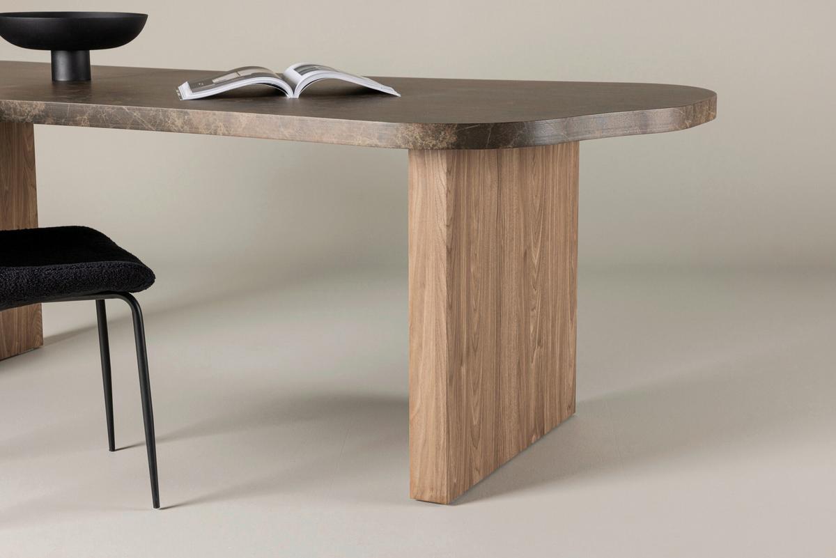 Esstisch Eleonora Braun B: 230 Cm - Braun, MODERN, Holz (230/100/75cm) - Livetastic