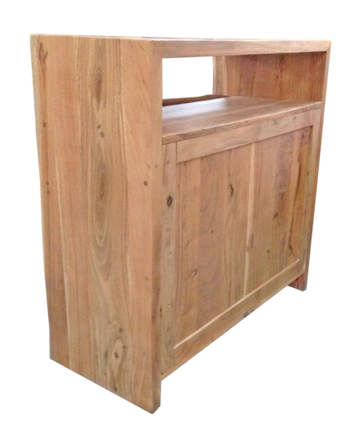 KOMMODE Naturfarben B: 90cm - Naturfarben, Design, Holz (90/90/40cm) - MID.YOU