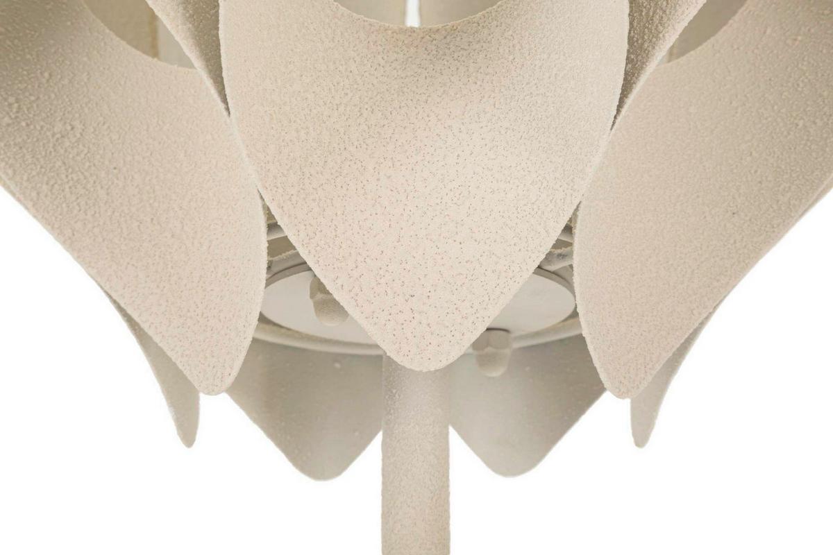 Tischleuchte Space Creme B: 28 cm - Creme, Basics, Metall (28/57/28cm)