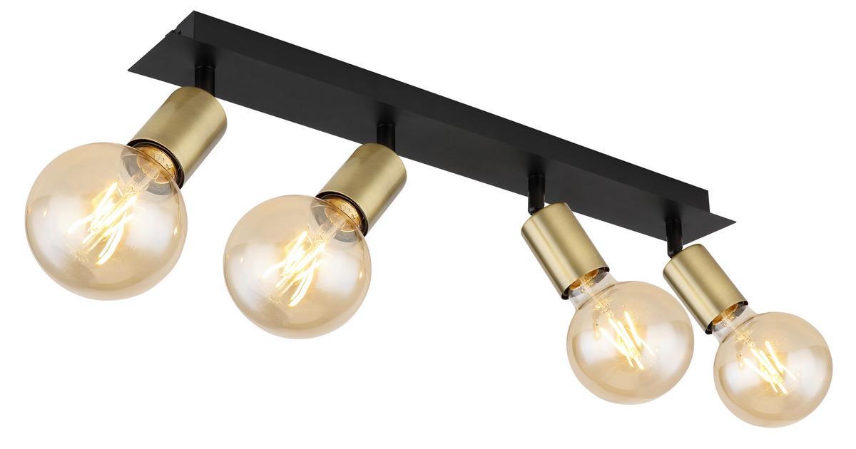 Strahler 54998-4b - Schwarz, Design, Metall (50/6/10,5cm) - Globo