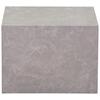 Beistelltisch Cuboid 125 Hellgrau B: 55 Cm - Hellgrau, Design, Holzwerkstoff (55/55/40cm) - Kayoom